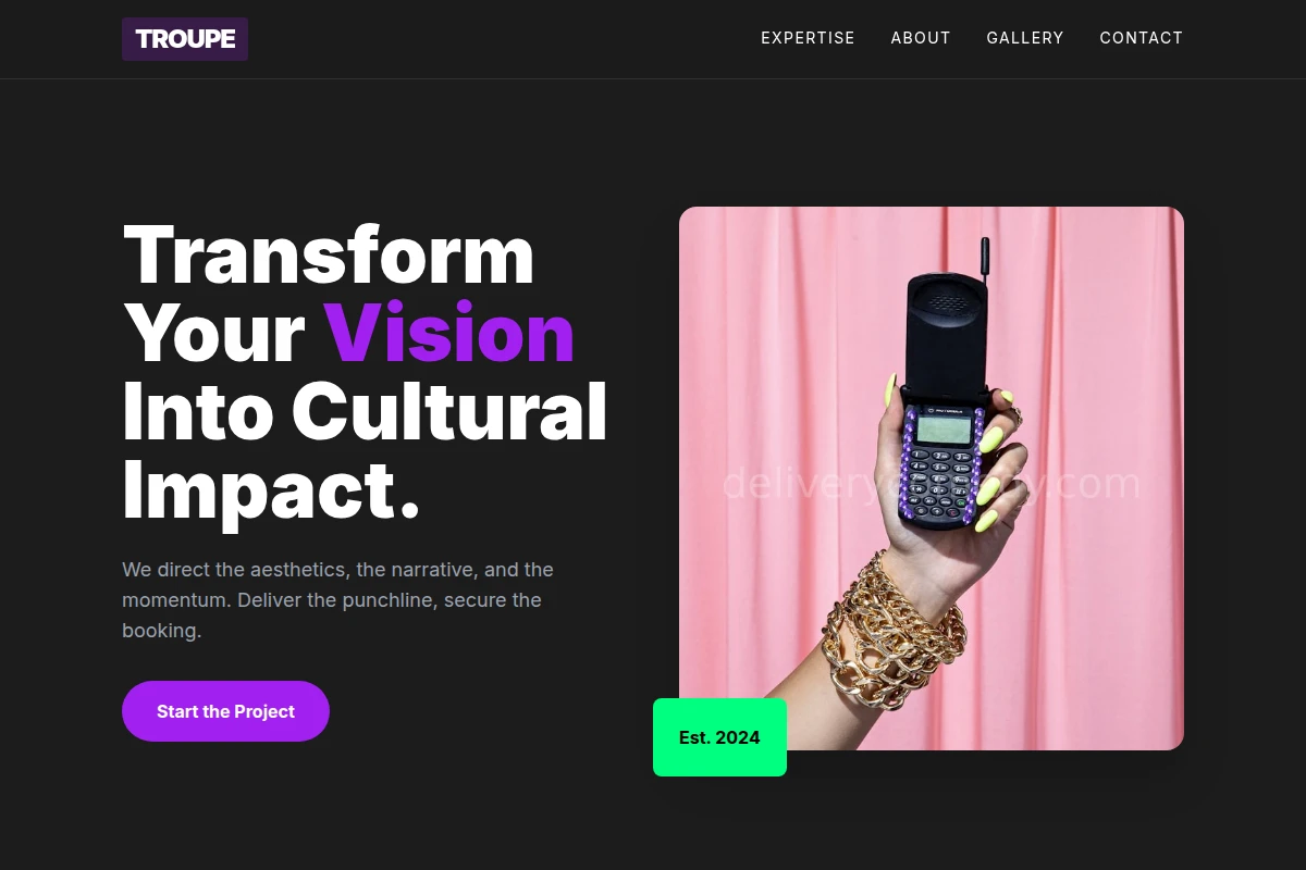 Troupe Creative Direction