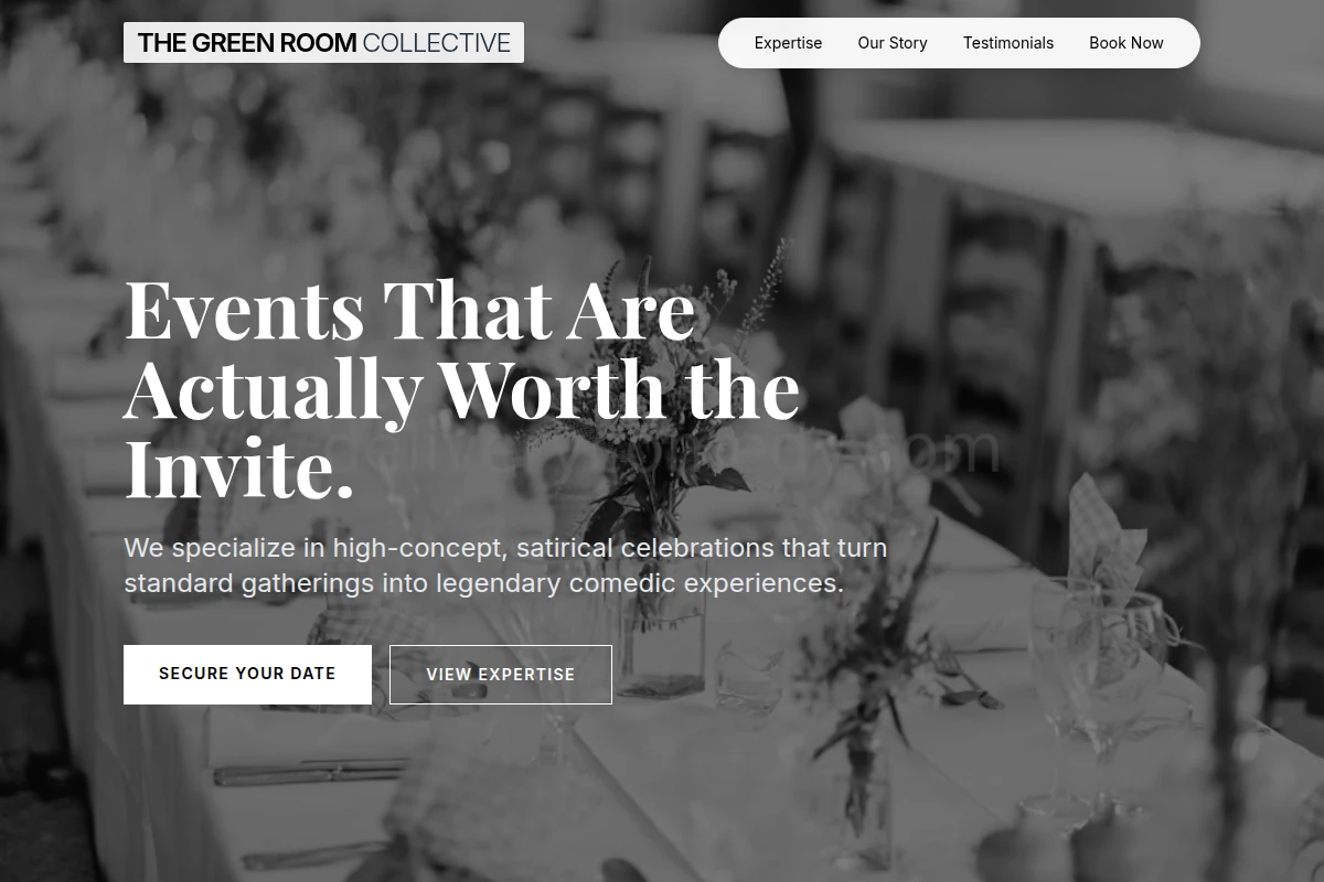 Satire Event Planning