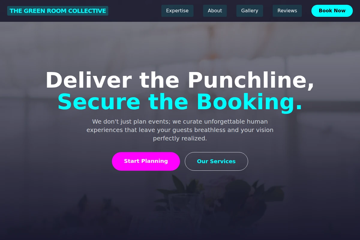 Booking Event Planning
