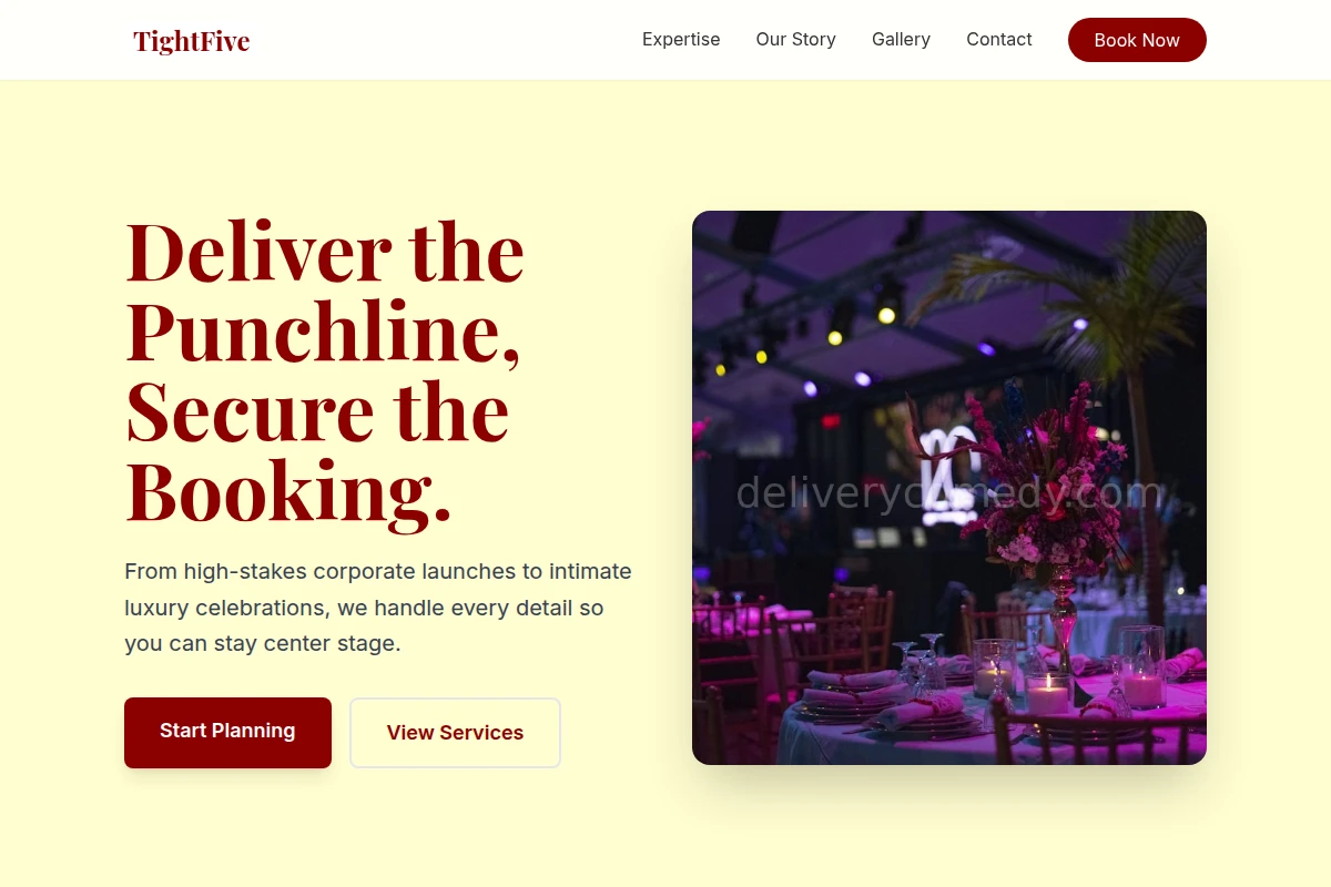 TightFive Event Planning