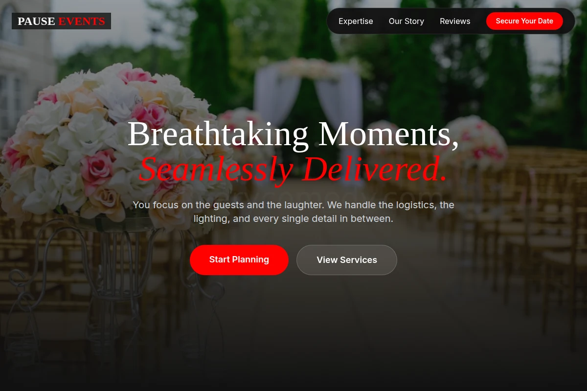 Pause Event Planning