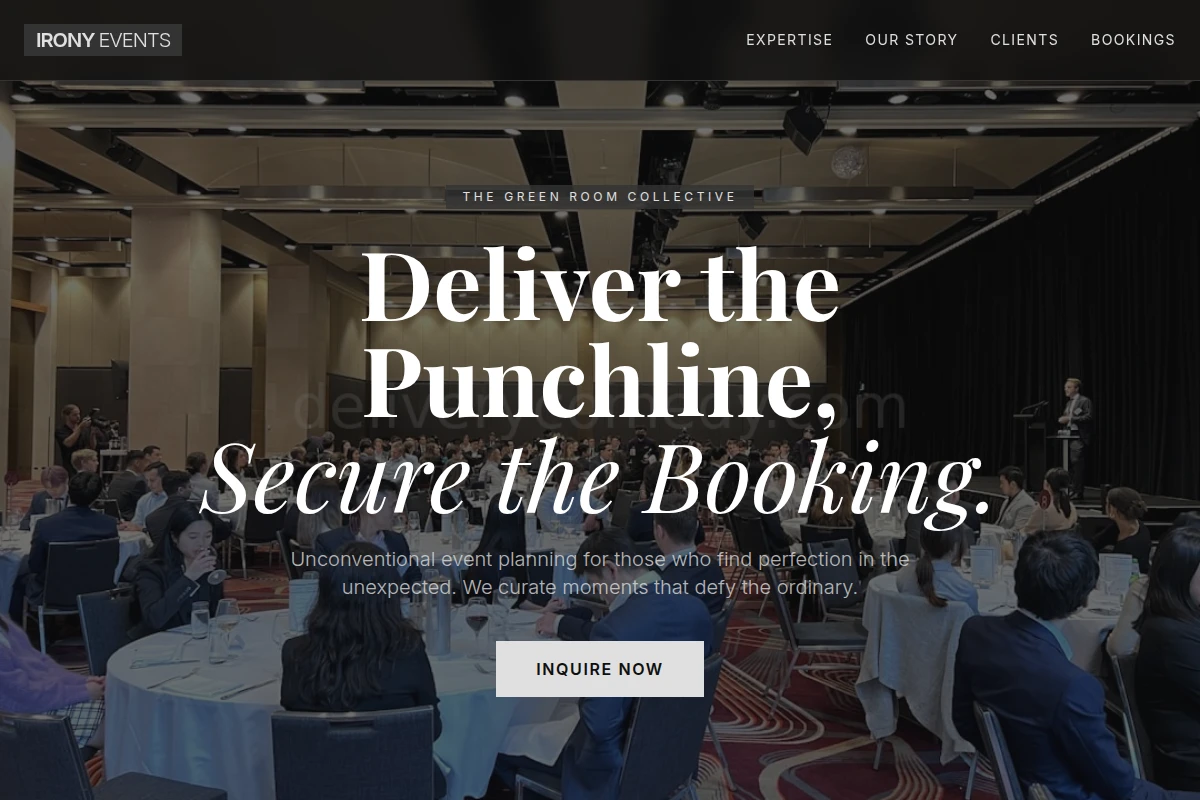 Irony Event Planning