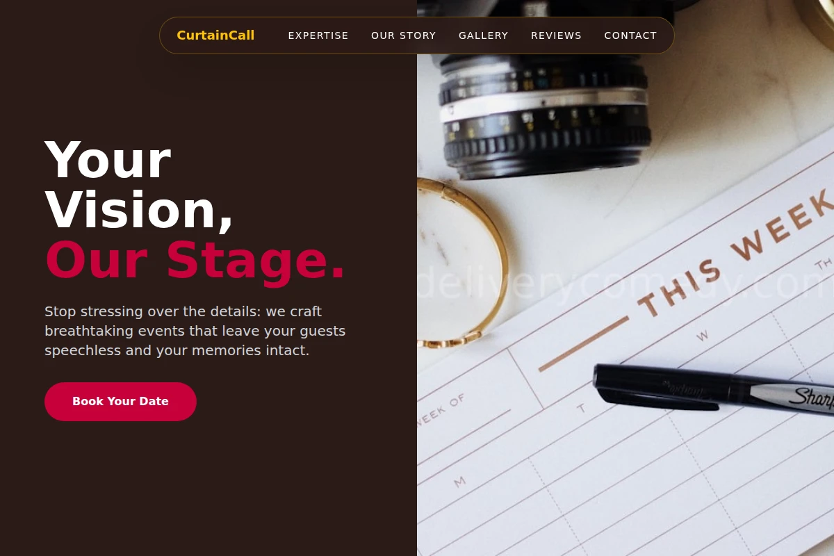 CurtainCall Event Planning