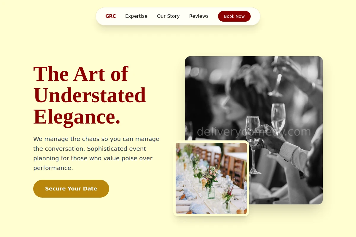 Deadpan Event Planning