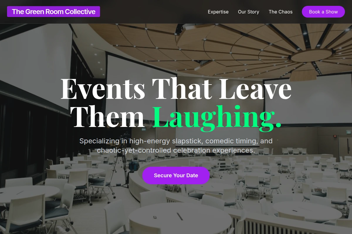 Slapstick Event Planning