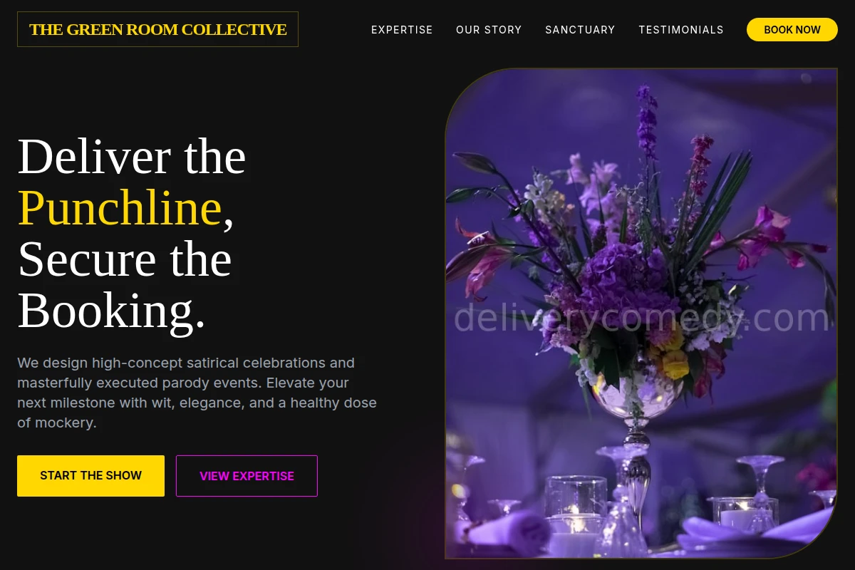 Satire Event Planning