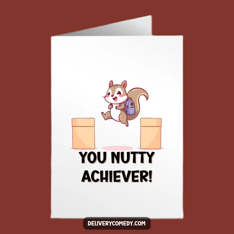 Free Printable Squirrel Congrats Card - Hilarious Downloadable DIY Gift!