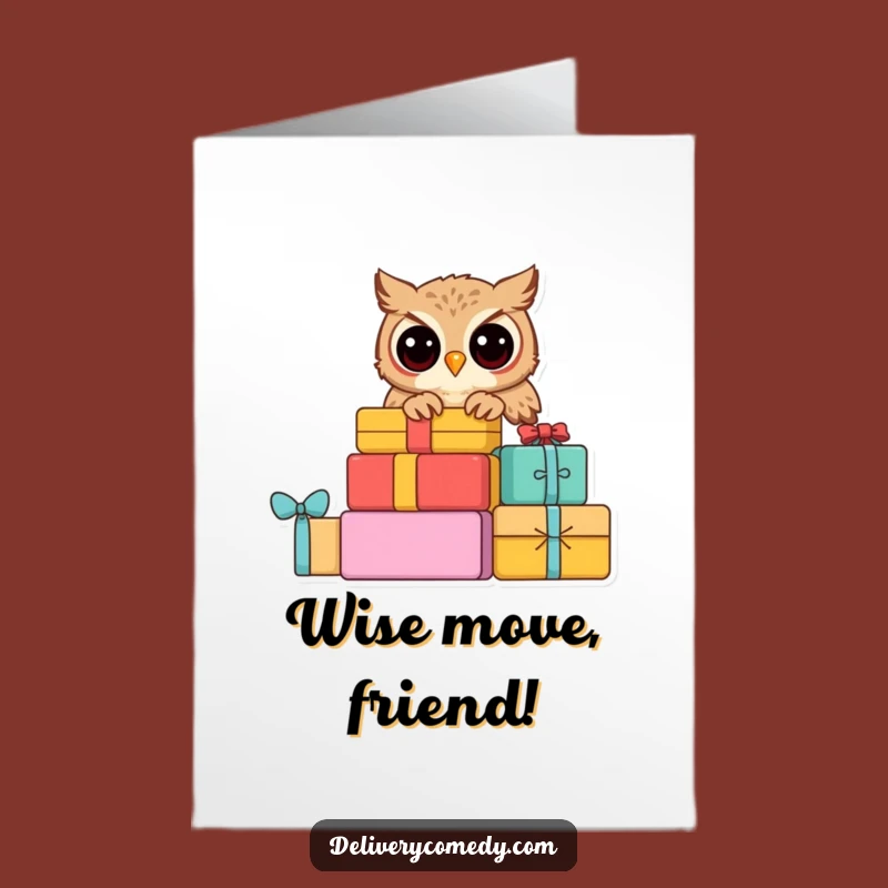 Free Printable Owl Congrats Card - Hilarious Downloadable DIY Gift!