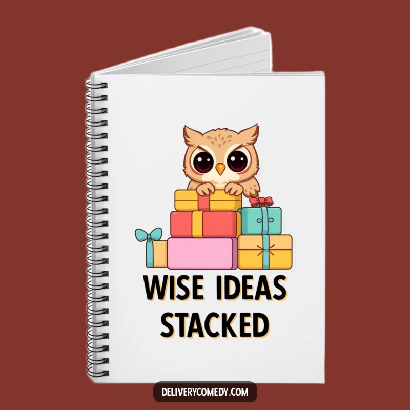 Funny Curious Owl Notebook: Jot Down Ideas with Wise Observation